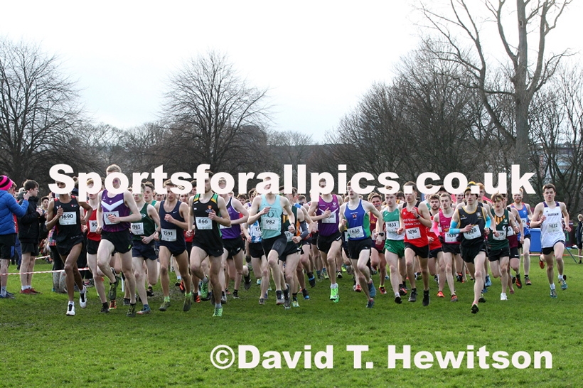 Mens long race  2020 BUCS Cross Country Champs., Edinburgh.  Photo: David T. Hewitson/Sports for All Pics